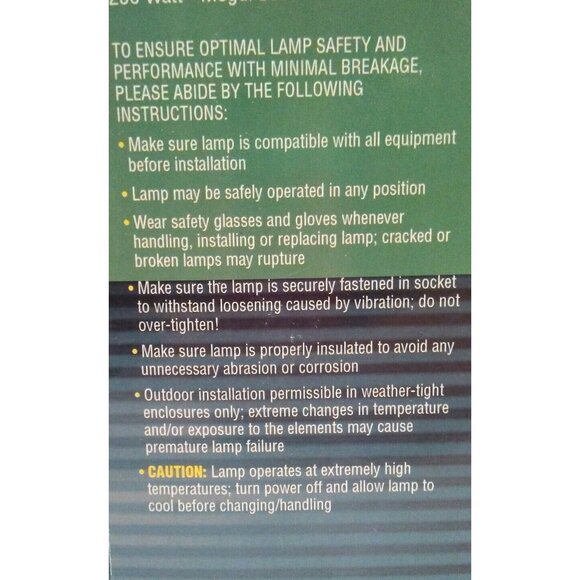 Mogul Base Metal Halide Light Bulb Lot 3 U ED28 250W Premium Life MH250 70321 - Picture 3 of 6